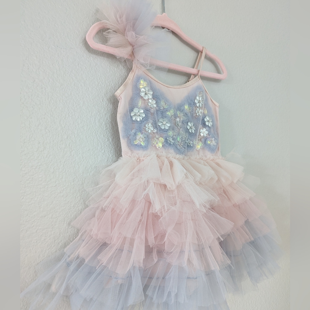 Tutu Du Monde Bebe Porcelain Pink Tulle Dress - Picture 7 of 8